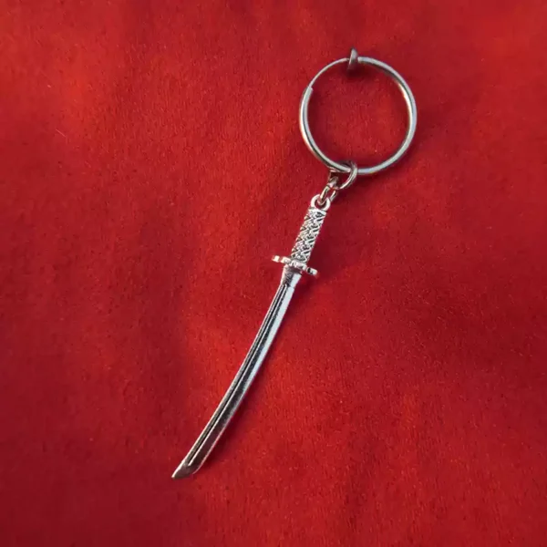 Gothic sword earrings #003 - Image 5