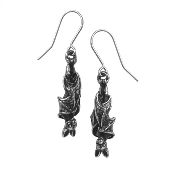 Steampunk-inspired bat earrings #002 - Image 5